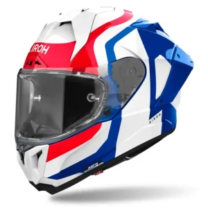 přilba GP800 Competition, AIROH (modrá/červená lesklá) 2025 Oblíbený