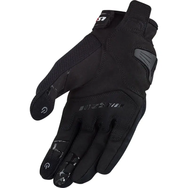 LS2 Pánské textilní moto rukavice DART 2 BLACK Pouze Dnes