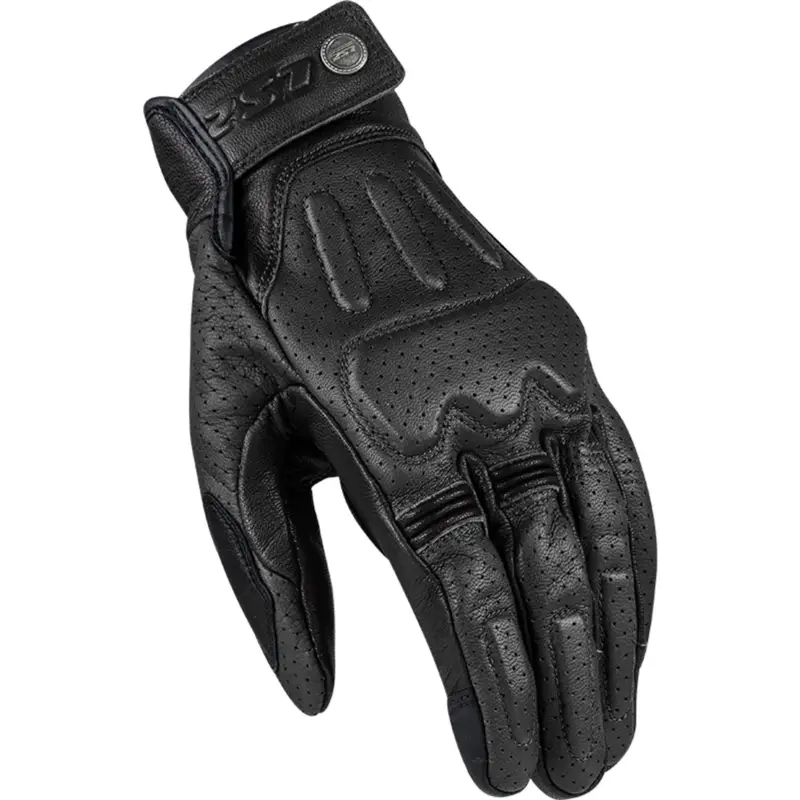 Víkendová Akce LS2 Pánské kožené moto rukavice RUST BLACK LEATHER