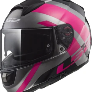 Časově Omezené LS2 Integrální moto přilba FF397 VECTOR Trident Titanium Pink