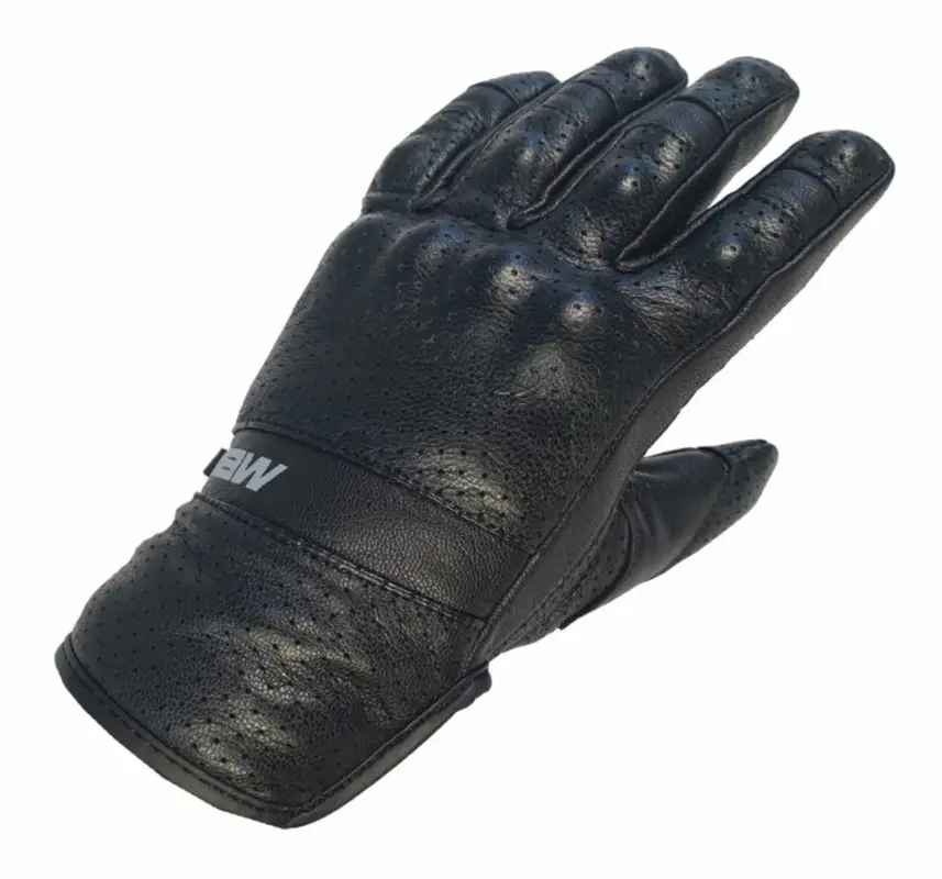 MBW Dámské kožené moto rukavice Summer gloves černé Vysoce Kvalitní