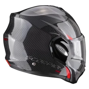 Odeslání Ihned SCORPION překlopná moto přilba EXO-TECH EVO CARBON TOP černo/červená