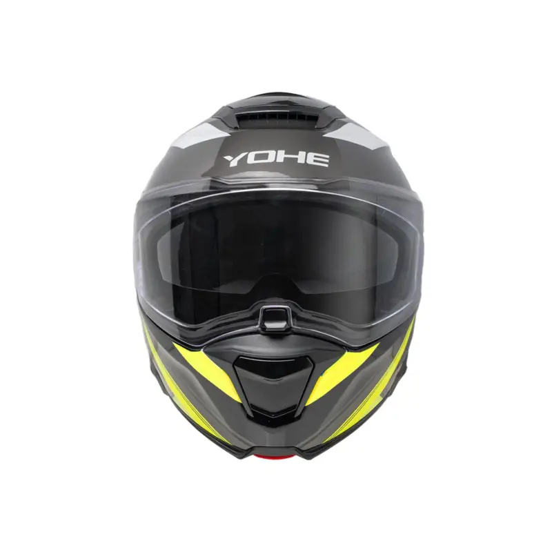 YOHE Výklopná moto přilba 937 Double Visor Černá Fluo Horká Nabídka