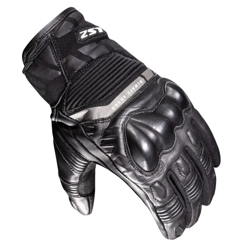 Finální Výprodej LS2 Pánské kožené moto rukavice OCTANE WP LEATHER MAN GLOVES BLACK