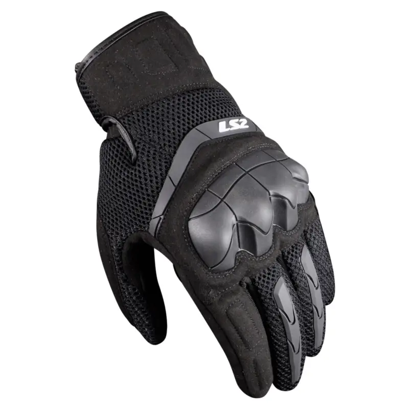 Zlevněný LS2 Dámské textilní moto rukavice KUBRA LADY GLOVES BLACK