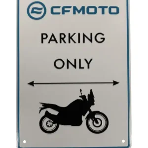 Originální Plechová cedule CFMOTO Moto Parking