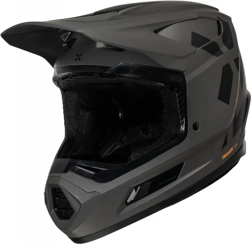 Zlevněný Motokrosová přilba iXS TRIGGER MX 1.0 GRAPHIC MIPS X1-530206 matně černo-oranžová S