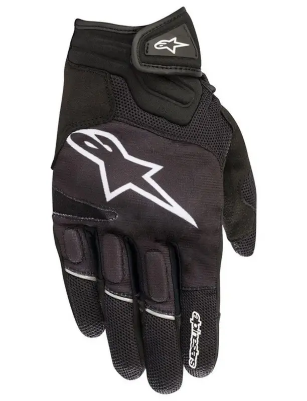 rukavice ATOM, ALPINESTARS (černé/bílé) Vrácení Zdarma
