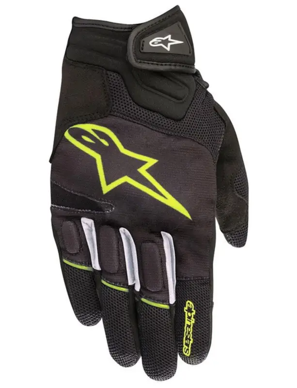 rukavice ATOM, ALPINESTARS (černé/žluté fluo) Sleva