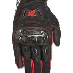 rukavice SMX-2 AIR CARBON HONDA kolekce, ALPINESTARS (černá/červená) Poslední Šance