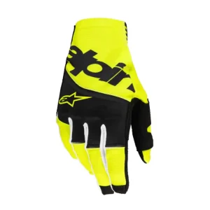 rukavice TECHSTAR, ALPINESTARS (černá/žlutá fluo) 2025 Levný