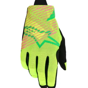 Expresní Doručení rukavice RADAR PRO, ALPINESTARS (zelená/žlutá fluo/růžová fluo) 2026