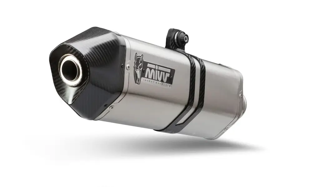 Expresní Doručení Koncovka výfuku MIVV SPEED EDGE H.058.LRX Nerez / Karbonové víčko