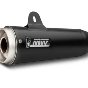 2 Silencer MIVV GHIBLI M.011.SGB Černě lakovaná nerezová ocel Finální Výprodej