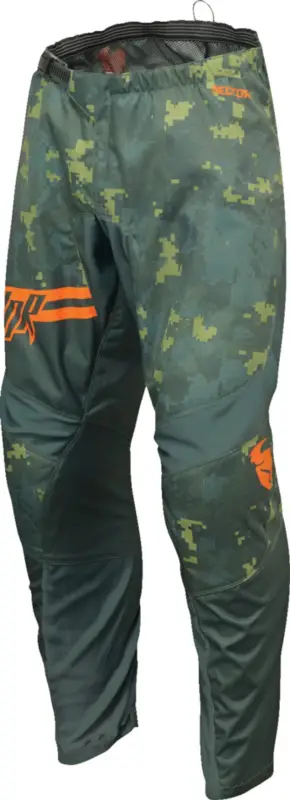 THOR dětské kalhoty SECTOR DIGI CAMO zelená/camo Akce