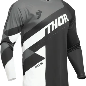 THOR dresJERSEY SECTOR CHKR černá/šedá/bílá Aktuální