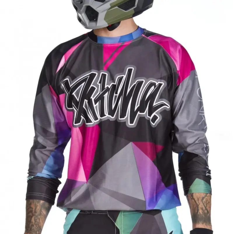 PITCHA Dres FASTER 2024 black rainbow Zlevněný