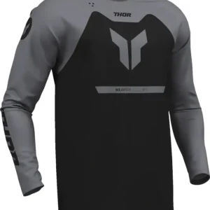 Sezónní Sleva Pánský moto dres THOR Ridemode Menace Jersey černá/šedá
