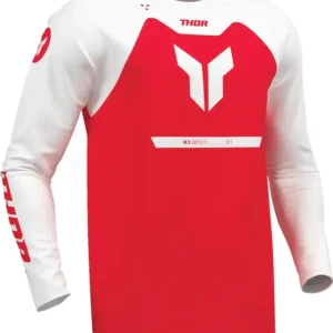 Top Prodej Pánský moto dres THOR Ridemode Menace Jersey červená/bílá
