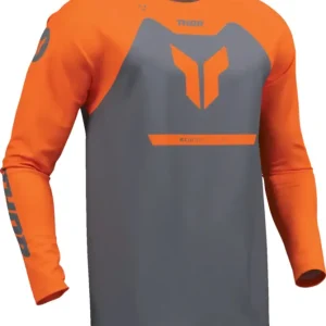 Speciální Cena Pánský moto dres THOR Ridemode Menace Jersey oranžová/antracitová