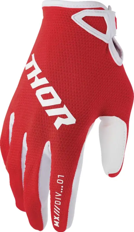 Dětské moto rukavice THOR Youth Ridemode Static Gloves červená Koupit Online