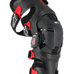 kolenní ortézy RK-7 PLASMA, ALPINESTARS (černá/červená) 2025 Nejlepší Volba