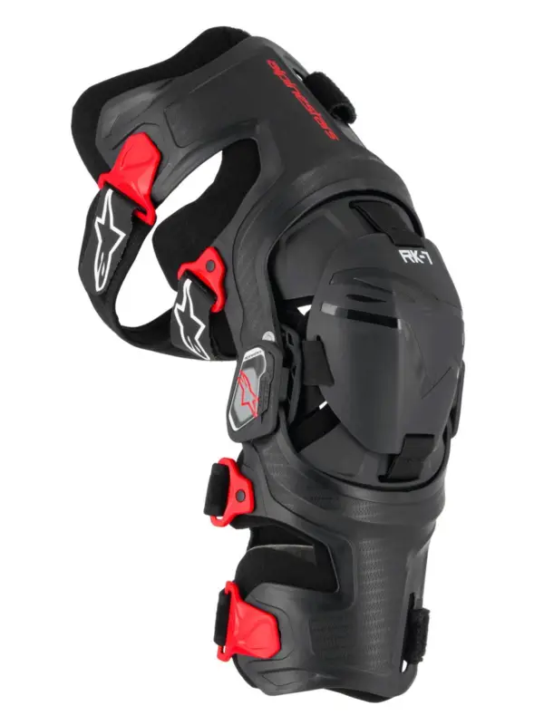 kolenní ortézy RK-7 PLASMA, ALPINESTARS (černá/červená) 2025 Nejlepší Volba