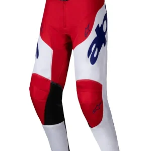 kalhoty RACER VEIL, ALPINESTARS (červená/bílá) 2025 Hit Sezóny