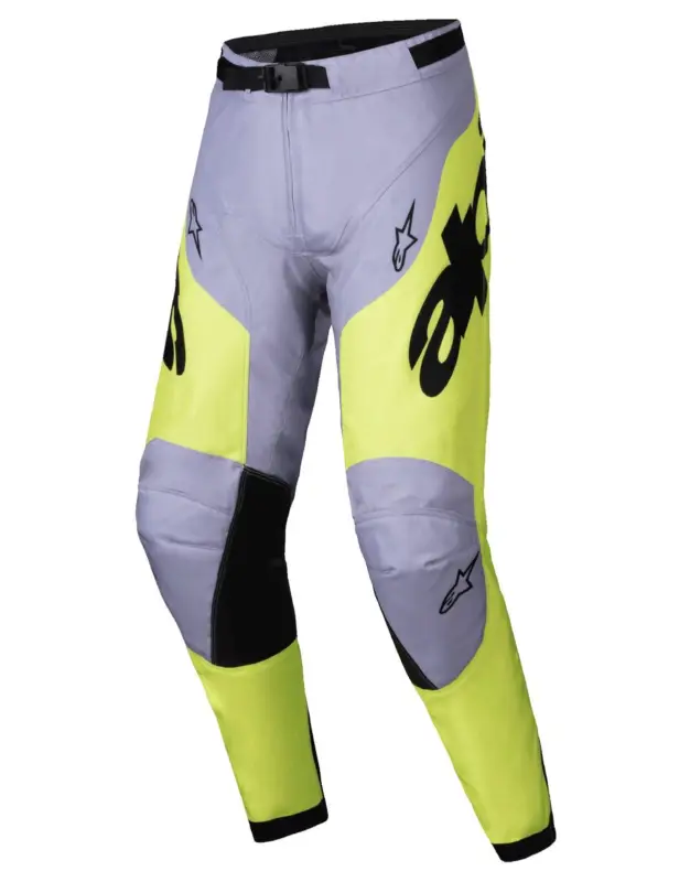 kalhoty RACER VEIL, ALPINESTARS (šedá/žlutá fluo) 2025 Časově Omezené