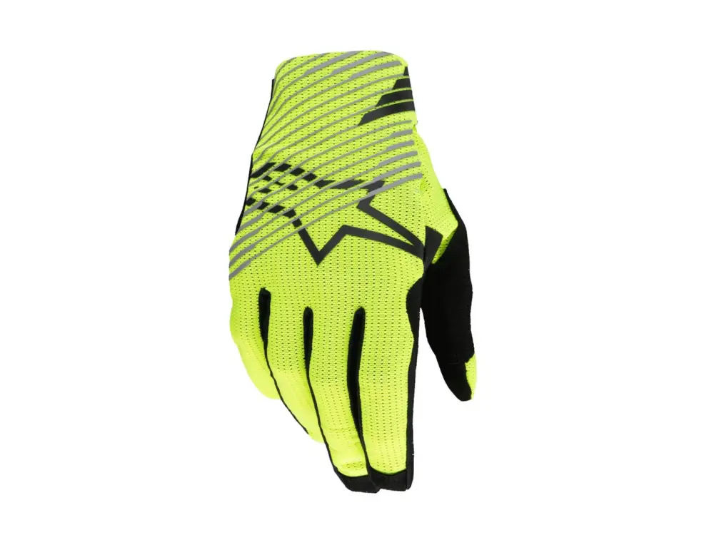 rukavice RADAR PRO, ALPINESTARS (žlutá fluo) 2025 Jen Po Omezenou Doba