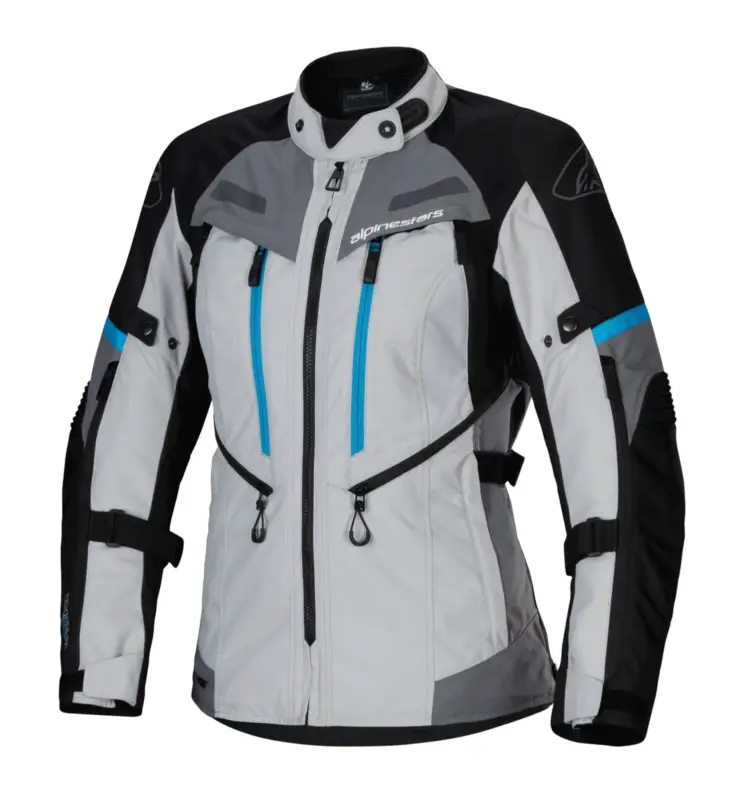 bunda STELLA BOGOTA PRO DRYSTAR, ALPINESTARS, dámská (šedá/černá/modrá) 2025 Cenově Výhodný