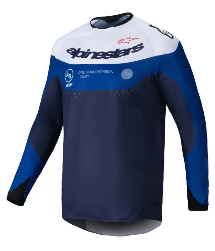 dres PRO-DURA, ALPINESTARS (modrá/bílá) 2025 Originální