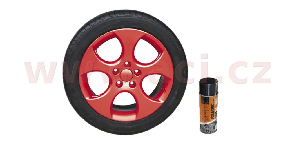 Přímo Od Výrobce FOLIATEC fólie ve spreji ČERVENÁ LESKLÁ 400 ml