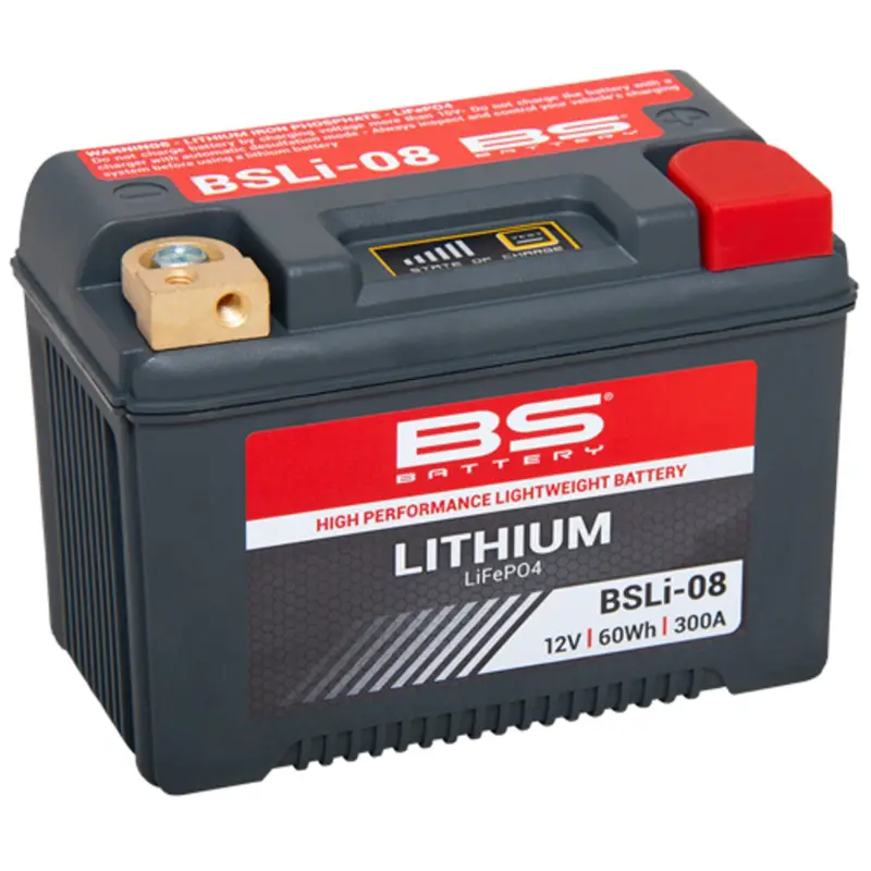 Lithiová motocyklová baterie BS-BATTERY BSLI-08 Akční Nabídka