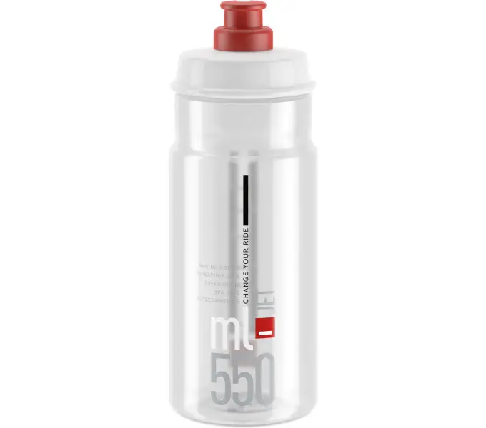 lahev ELITE Jet Clear červené logo, 550 ml Aktuální