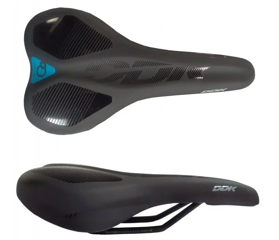 sedlo DDK DD073MF 268x155mm Memory černo-modré Novinka