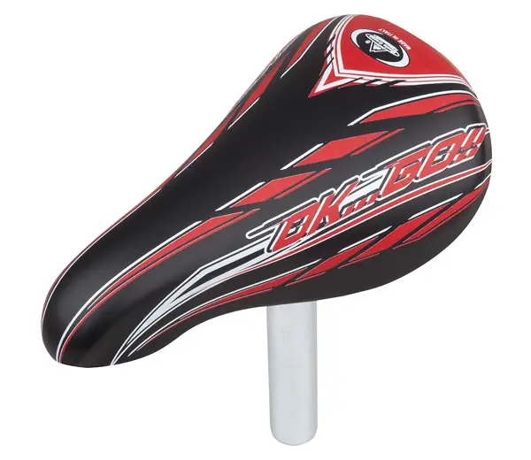Sedlo MONTE GRAPPA OK Go 450 - dětské 12-14" + sedlovka 22mm černo-červená Dokud Zásoby Vydrží