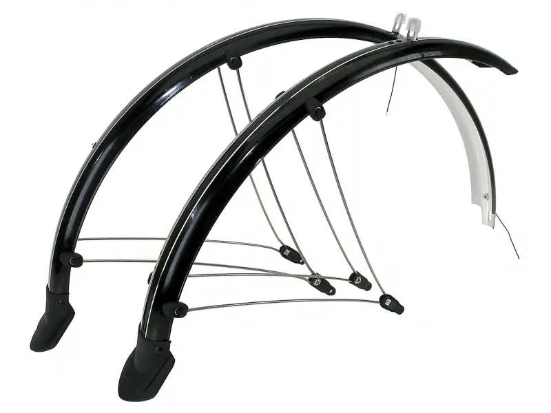 blatníky M-Wave 20" šíře 56mm + dynamo kabely černé servisní balení Nejprodávanější