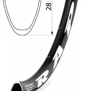 ráfek REMERX RAPID 622x15 32děr černý Objednat Nyní
