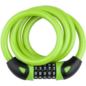 Aktuální Zámek spirála kódový PRO-T Plus 5 čísel M12 x 120cm Color zelená