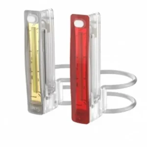 Bezpečná Platba blikačky přední+zadní Knog Plus průhledná