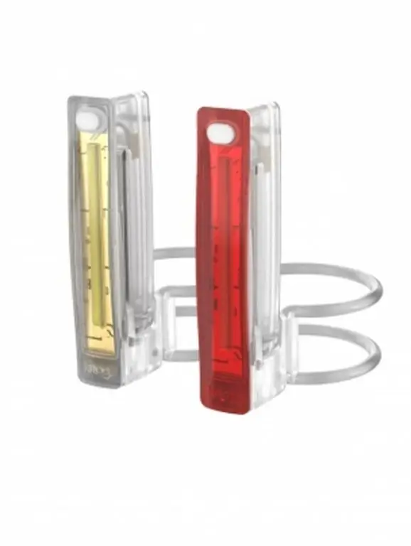 Bezpečná Platba blikačky přední+zadní Knog Plus průhledná