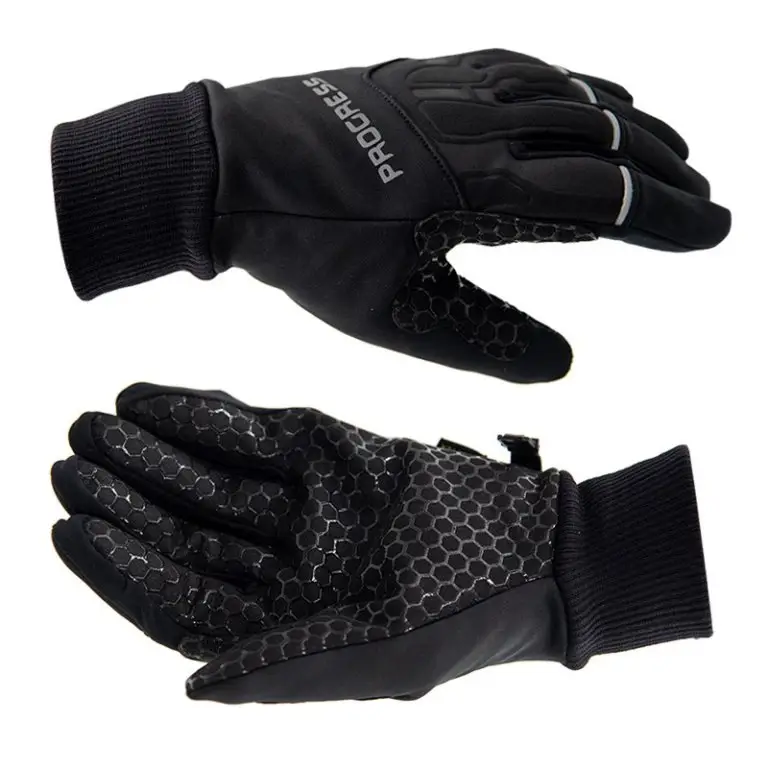 Časově Omezené rukavice Progress SNOWRIDE GLOVES zimní černé