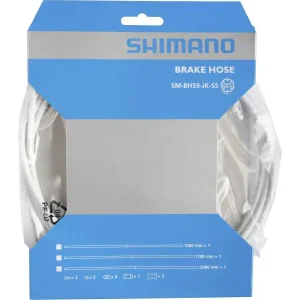 Originální hadička hydraulických brzd Shimano SM-BH59-JK-SS MTB 1000mm + přísl. bílá origin