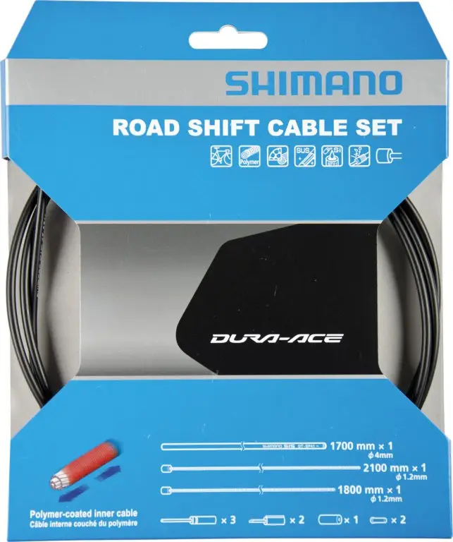Výhodná Nabídka bowdeny+lanka Shimano SP41 polymer set černý
