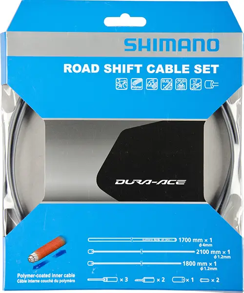 bowdeny+lanka Shimano SP41 polymer set šedý Levný