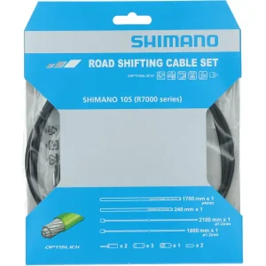 bowdeny+lanka Shimano silniční SP41 OPTISLICK set černý Oblíbený