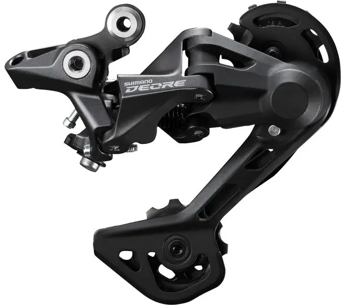 Originální měnič MTB 10/11k Shimano Deore RD-M4120 černý dlouhé vodítko servisní balení