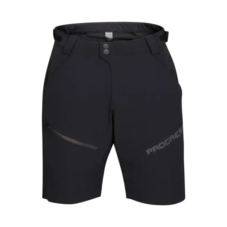 Autentický kalhoty krátké pánské Progress GENIUS BIKE SHORTS černé