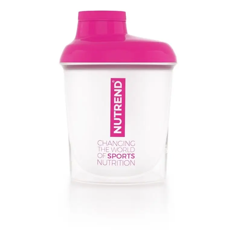 Top Prodej šejkr Nutrend 300ml růžový průhledný